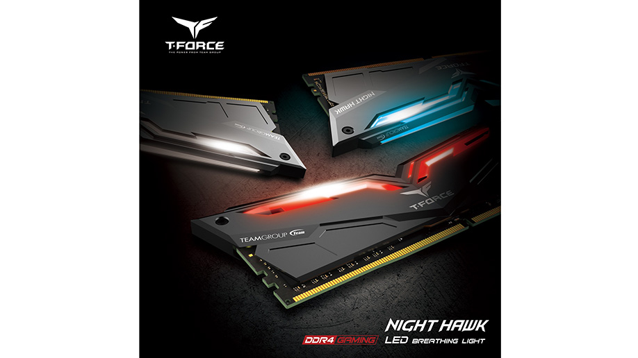 Night Hawk DDR4 LED DRAM Memory Module / Team Group Inc.